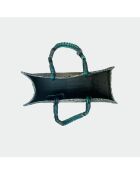 Sac bandouliere Giorgio en cuir mint - 30,5 x 40 cm