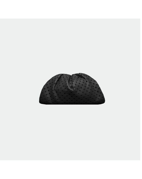 Funda Baby Perforate de piel suave negra - 23 x 18 cm
