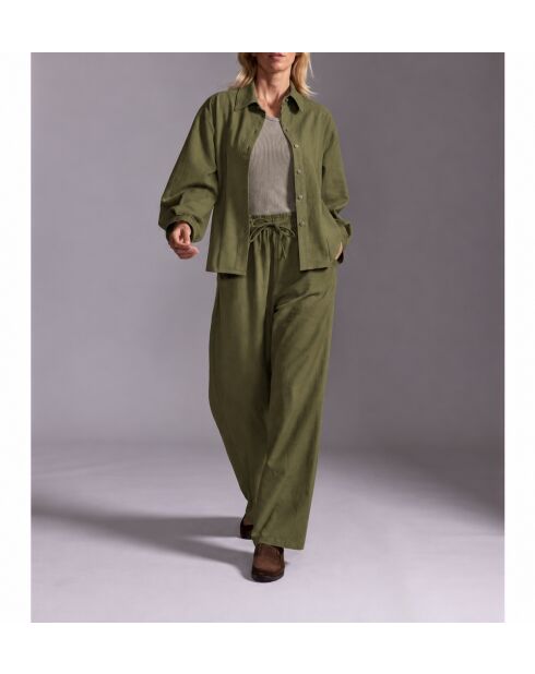 Pantalon Thea green