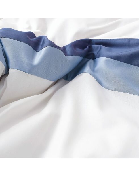 Blaues Bettdeckenset Soraya aus Baumwolle