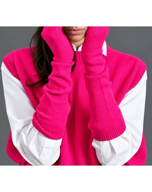 Mitaine Lim rose fluo