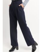 Plarg Uni marineblaue Hose