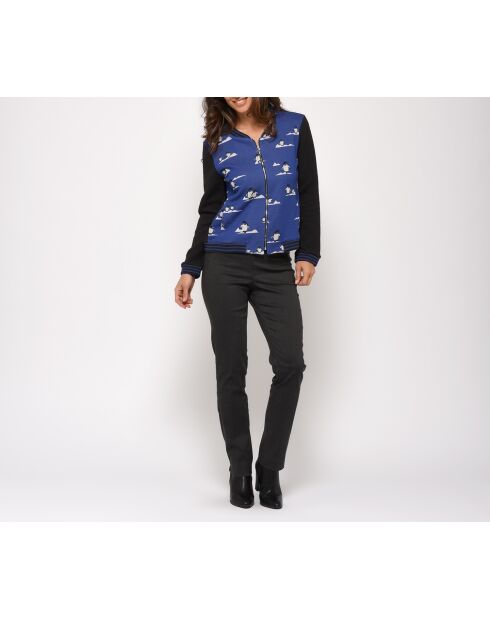 Panta Chine grau melierte Hose