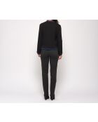 Panta Chine grau melierte Hose