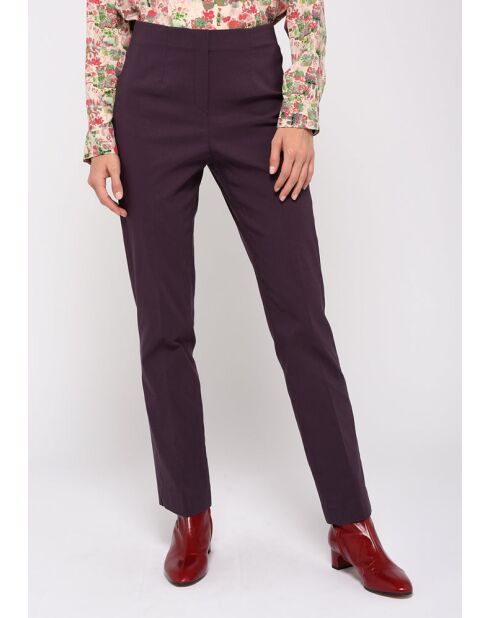 Panta Uni pflaumenfarbene Hose