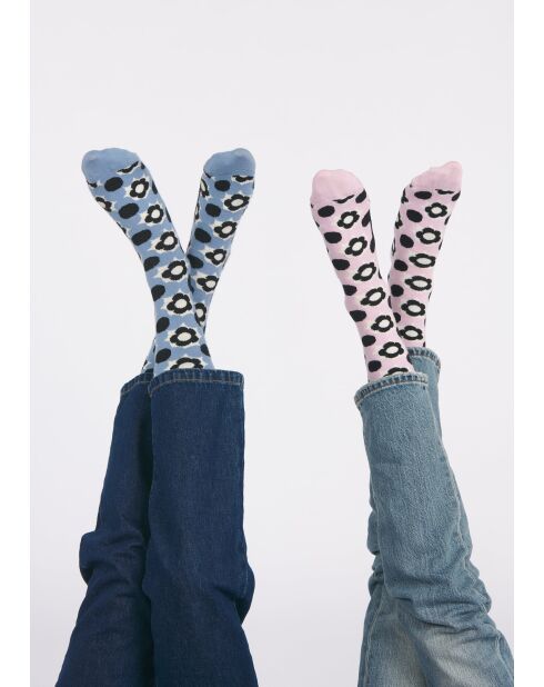 Choce Twig blaue Socken