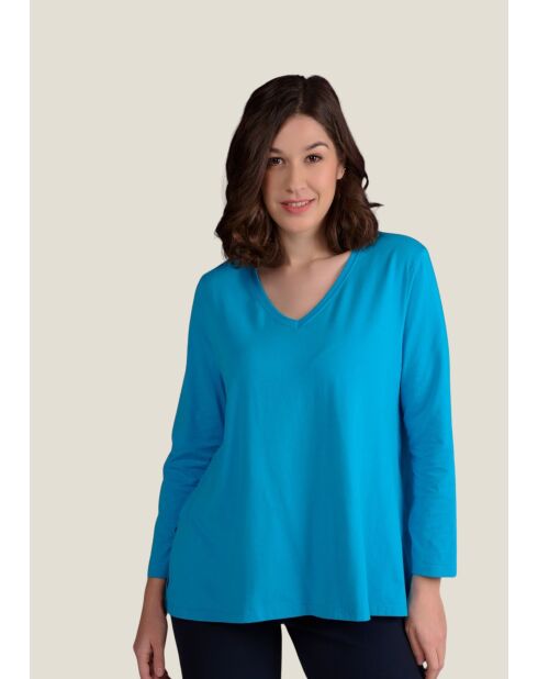Camiseta Terane Uni turquesa