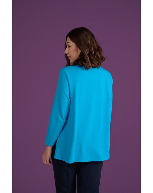Camiseta Terane Uni turquesa