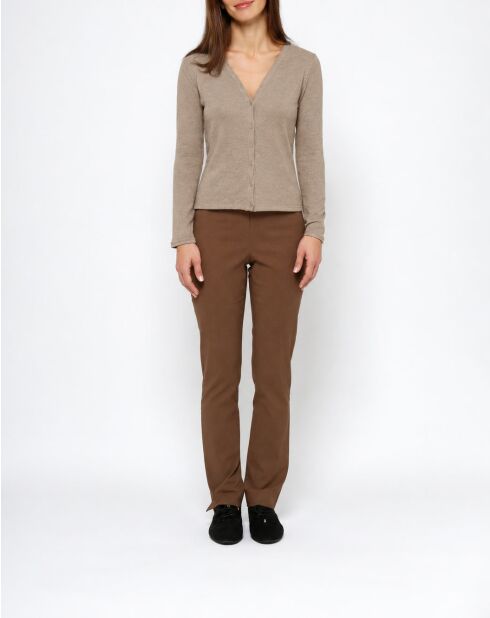 Panta Uni braune Hose