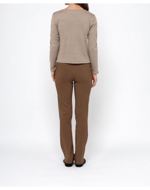 Panta Uni braune Hose