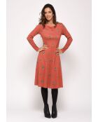 Robe Reloc Coeurfleur orange