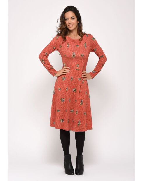 Robe Reloc Coeurfleur orange