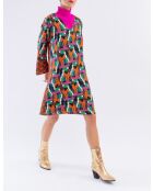 Vestido verde Rafee Veh