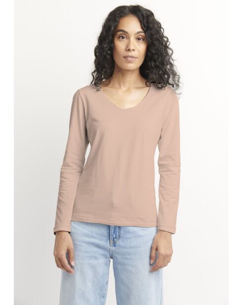 Tecov Uni rosafarbenes T-Shirt