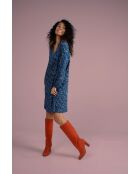 Reglisse Leo blauwe jurk