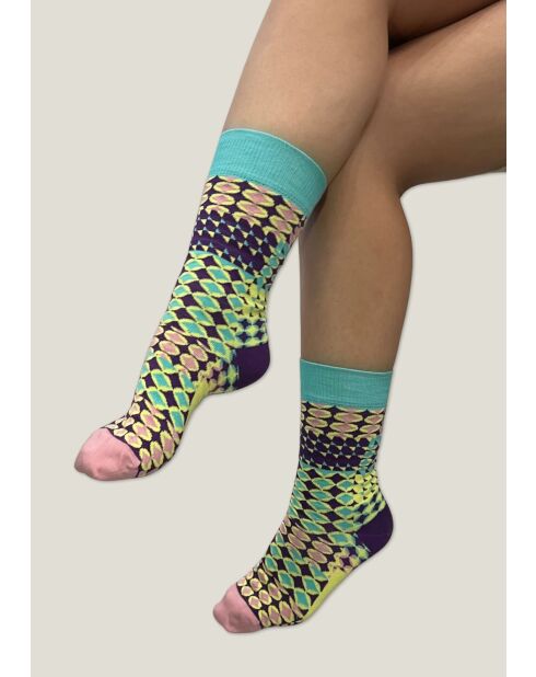 Choce Faience mehrfarbige Socken