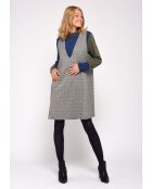 Rocco kariertes Kleid mit Kamelmuster
