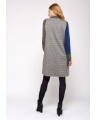 Rocco kariertes Kleid mit Kamelmuster