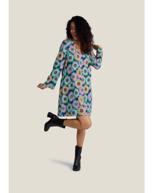 Vestido multicolor Rock Flowerpower