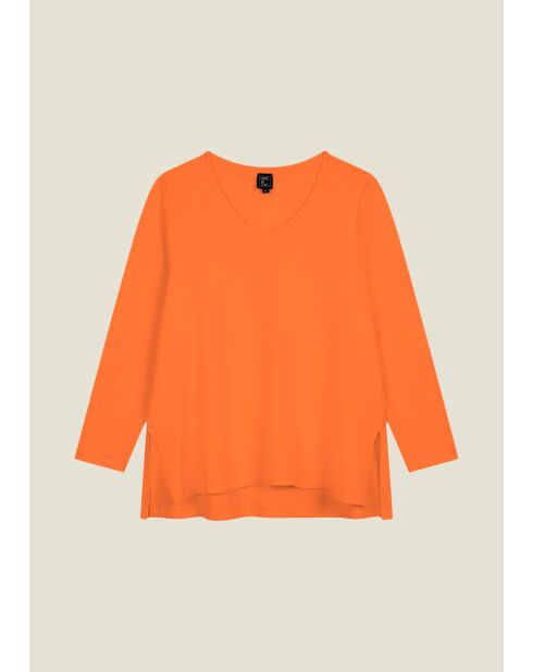 Camiseta naranja Terani Uni