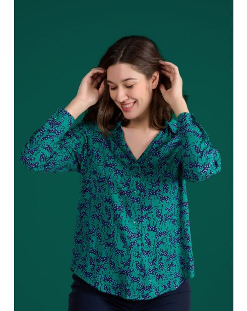 Camisa Centi Leo verde