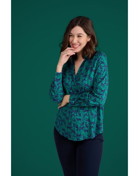 Camisa Centi Leo verde