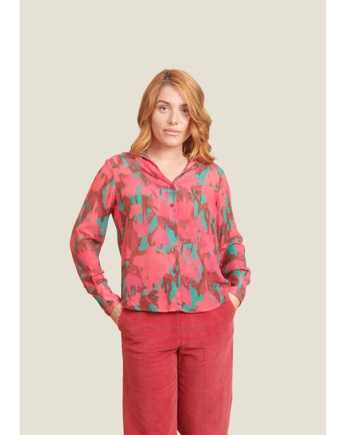 Roze blouse van Centiane esdoorn