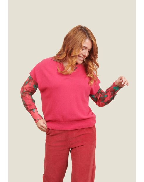 Roze blouse van Centiane esdoorn
