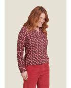 Chemisier Carole Gommette rose