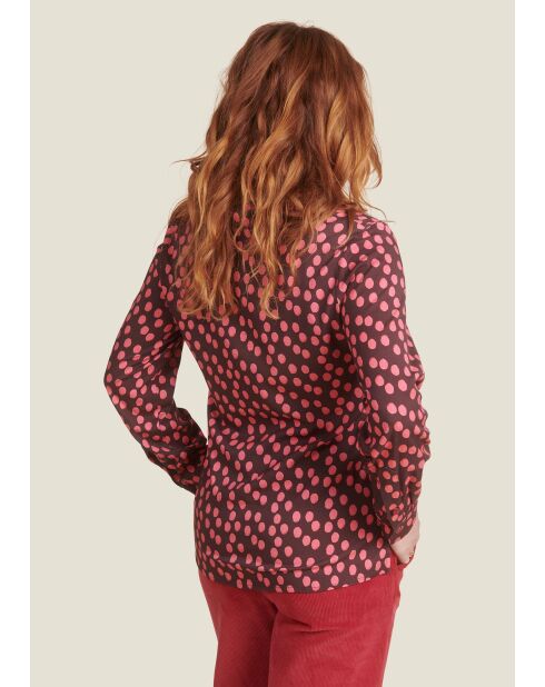 Carole Gommette roze blouse