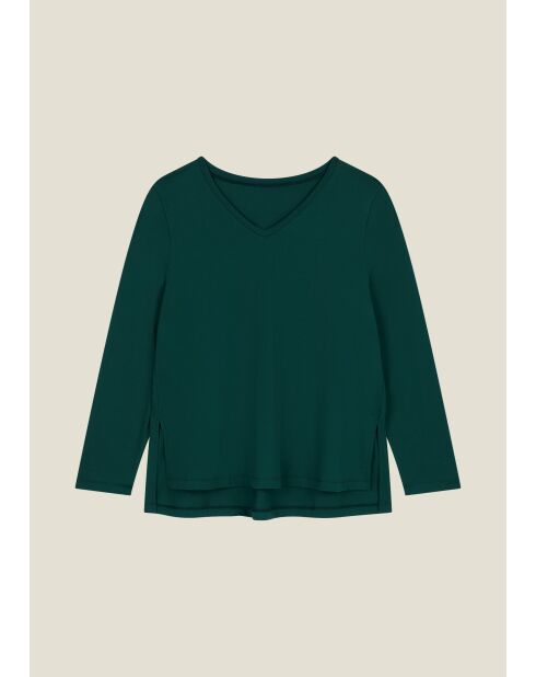 Camiseta Terani Uni verde oscuro