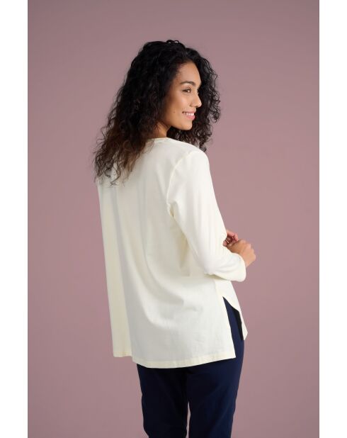 T-shirt Terane Uni écru