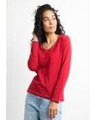 T-shirt Tecov Uni rouge