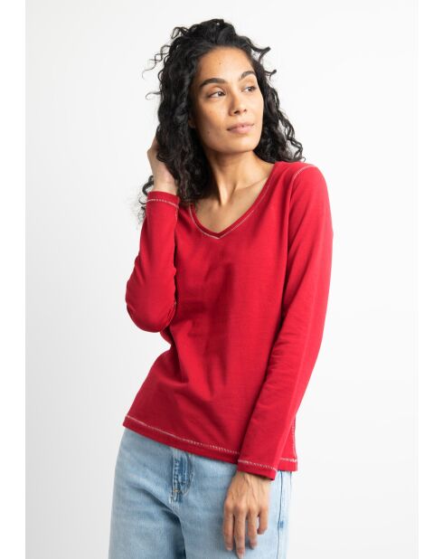 Camiseta Tecov Uni roja