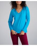 Camiseta Tecom Uni turquesa
