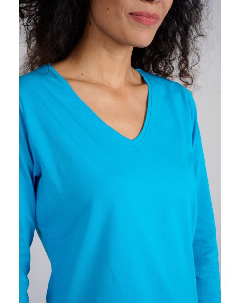 Camiseta Tecom Uni turquesa