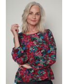 Tania Fluorescerende roze blouse