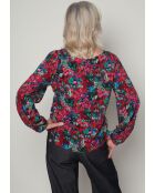 Tania Fluorescerende roze blouse