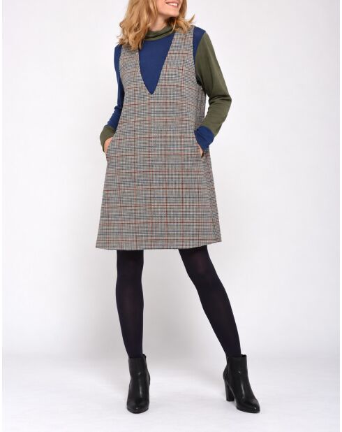 Rocco Batum orangefarbenes Kleid
