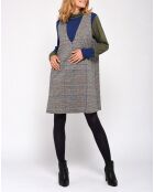 Rocco Batum orangefarbenes Kleid