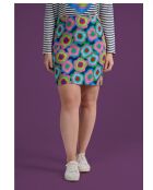 Jesfu Flowerpower veelkleurige rok