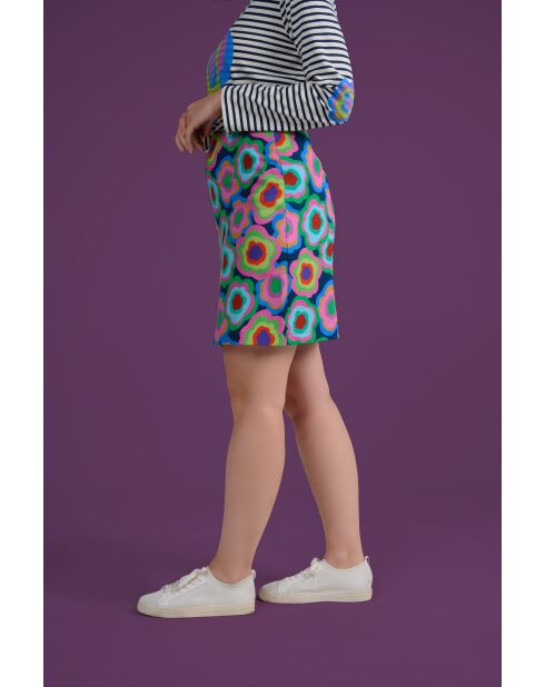 Jesfu Flowerpower veelkleurige rok