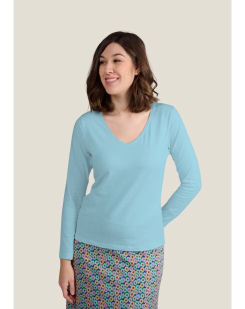 Camiseta azul celeste Tecom Uni