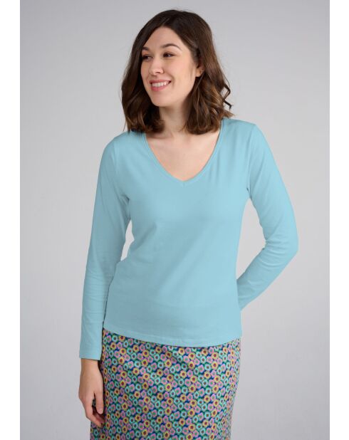 Camiseta azul celeste Tecom Uni