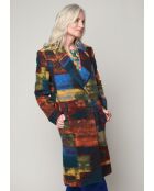 Orange Madom Geometrische Jacke