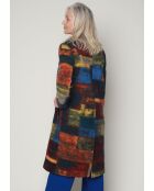 Orange Madom Geometrische Jacke