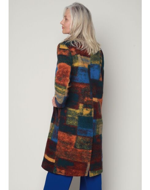 Orange Madom Geometrische Jacke