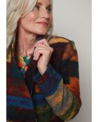 Orange Madom Geometrische Jacke