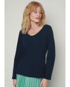 Camiseta azul marino Tecov Uni