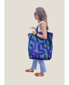 Toti Caligraphy grüne Tasche